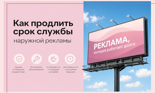Как продлить срок службы наружной рекламы в Армавире