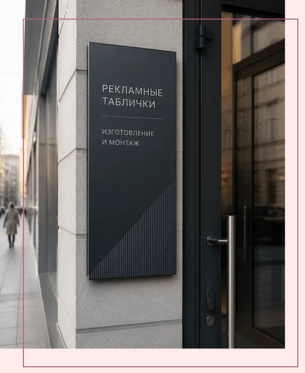 Рекламные таблички в Армавире по цене от 4559 р. | Аванза-Рмв