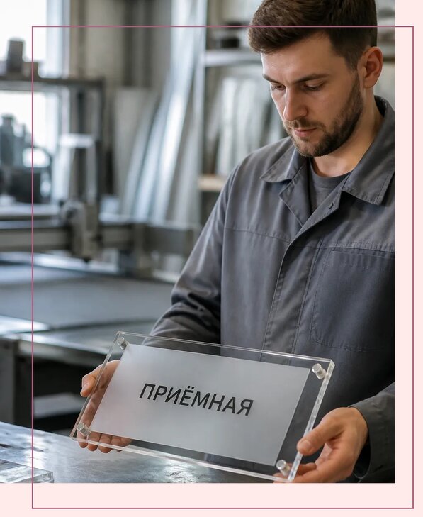 Таблички из оргстекла на заказ в Армавире от 3951 р. | Аванза-Рмв