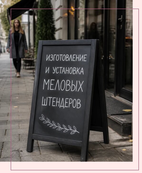 Меловые штендеры в Армавире по цене от 6585 р. | Аванза-Рмв